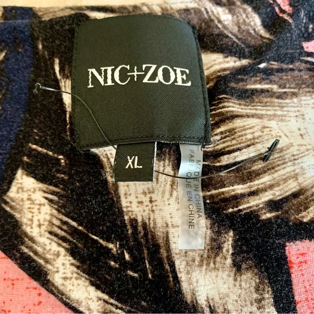 NWOT NIC +ZOE ADORABLE DRESS. FULLY LINED, RUCHING ON LEFT SIDE, 2 MANY DETAILS - Picture 5 of 7